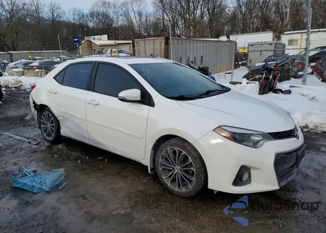 2015 Toyota Corolla L z USA, uszkodzony, nr VIN 2T1BURHE8FC448969